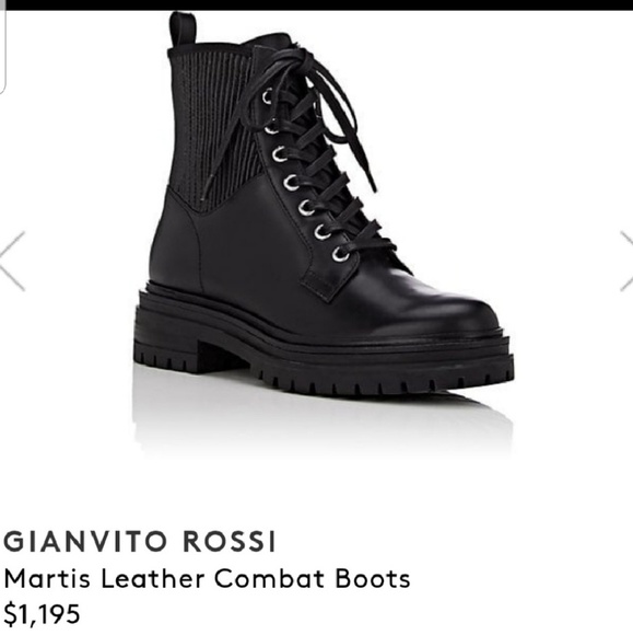 SOLD ❌Gianvito Rossi's Martis combat boots - Picture 5 of 5